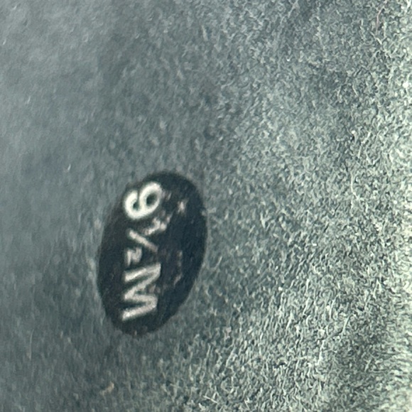 Stuart Weitzman Gray Black Mingle Suede Cutout Pumps Womens Size 9.5 heels 4.5" - Picture 10 of 11